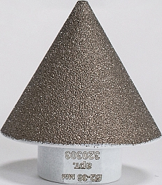 Алмазные конусные фрезы Diam Extra Line V-Tech M14 2-38 мм Алмазные конусные фрезы Diam Extra Line V-Tech M14 2-38 мм