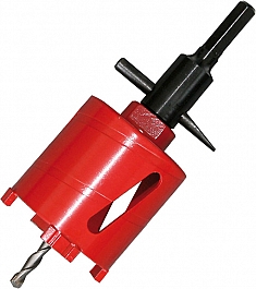 Коронка для подрозетников по бетону Cedima EC-81 Laser 82 мм с принадлежностями Коронка для подрозетников по бетону Cedima EC-81 Laser 82 мм с принадлежностями