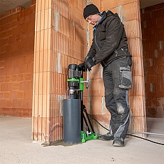 Применение установки для алмазного бурения Eibenstock PL 200 PowerLine