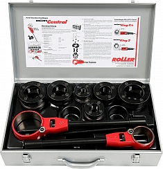 Ручной резьбонарезной трубный клупп Roller Central Set R 3/8"-1/2"-3/4"-1"-1 1/4"-1 1/2"-2" Ручной резьбонарезной трубный клупп Roller Central Set R 3/8"-1/2"-3/4"-1"-1 1/4"-1 1/2"-2"